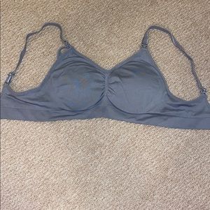 Nursing bra gray